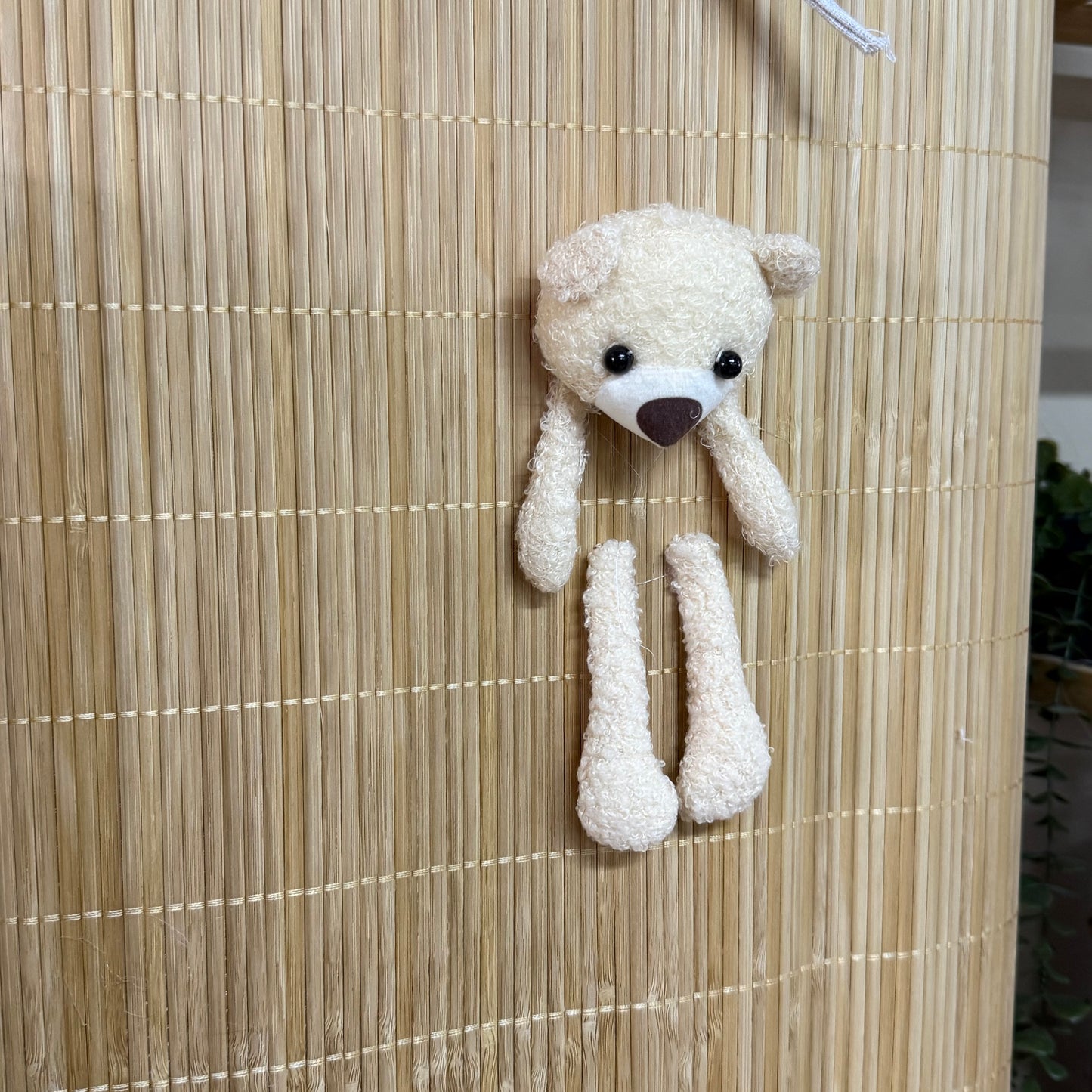 Saverlly Bambu Pelüşlü Kirli Çamaşır Sepeti 40x30x60 cm KOD:36997