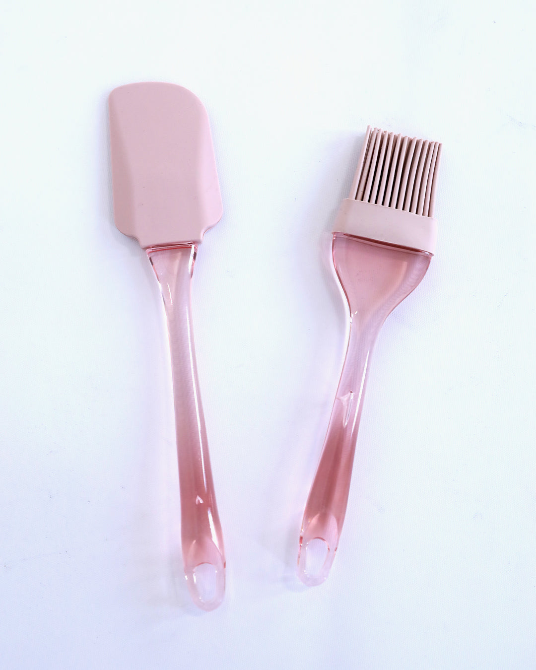 Slikon Spatula ve Fırça 2'li Set 662 Mor