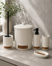 Lüks 5 Parça Porselen Banyo Seti Rv