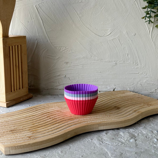Muffin Silikon Yapışmaz Kek Kalıbı 12 Adet Set