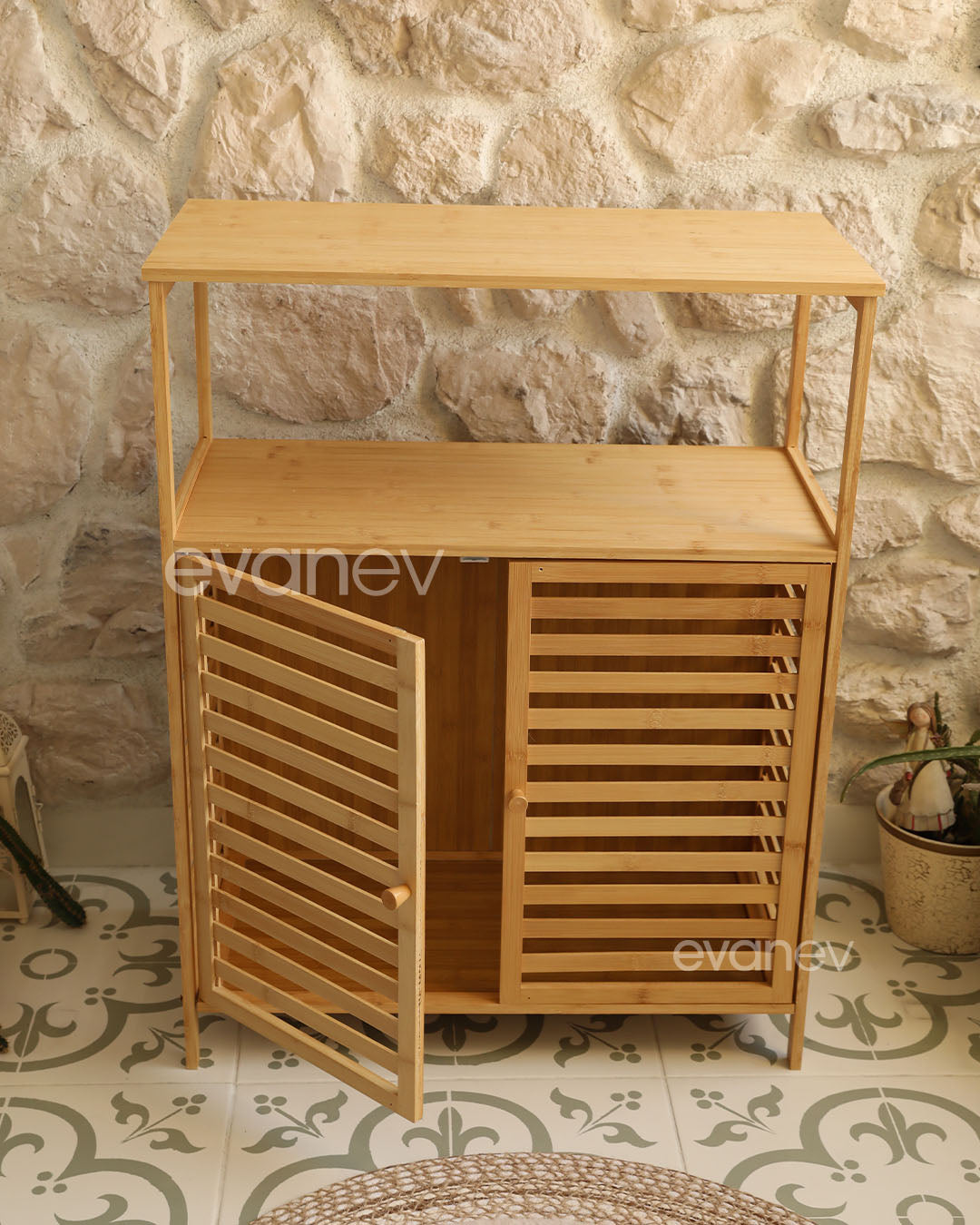 Seul Bambu Dolap 80 x 64 x 27,5 cm – 8349 - görsel 6