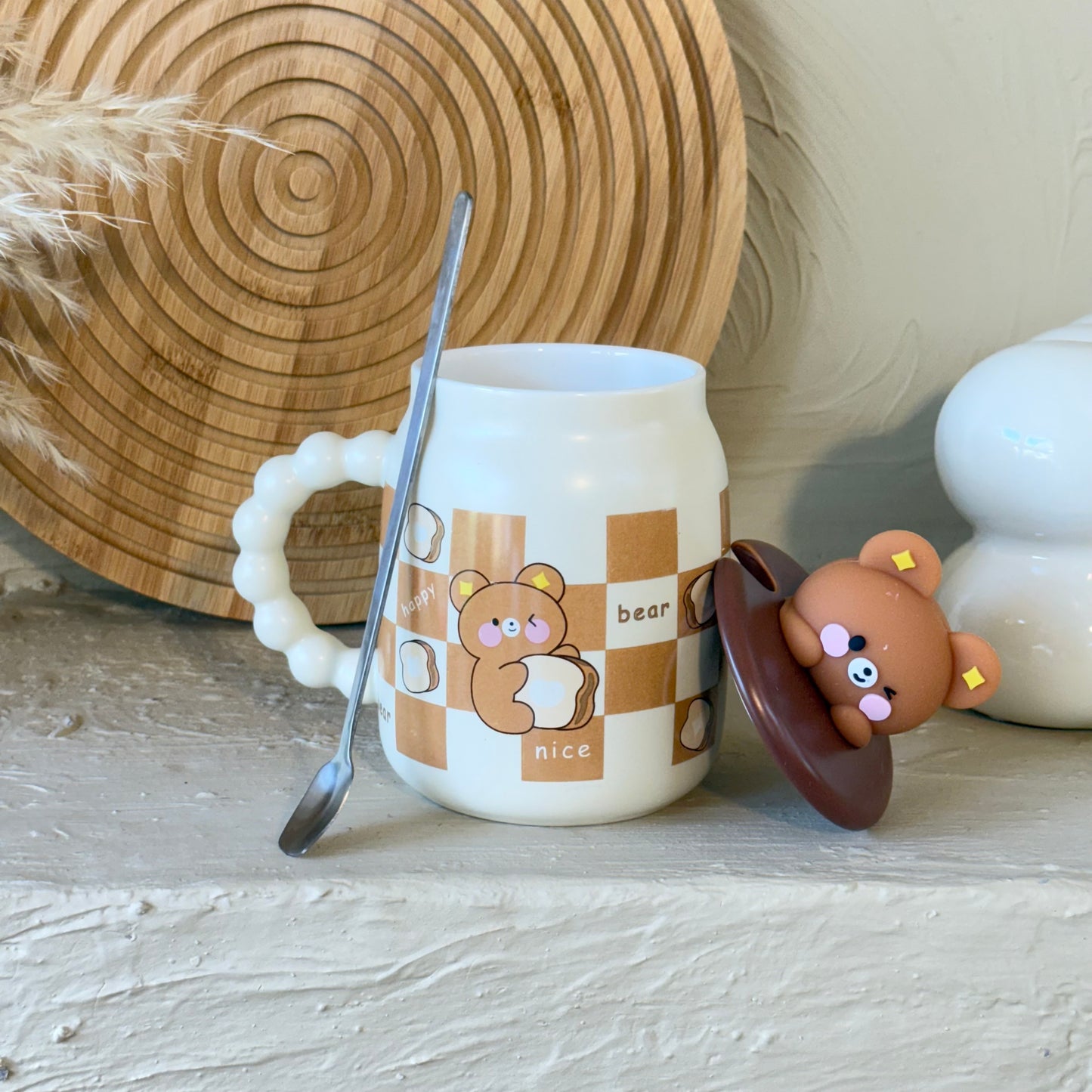 Tutku Bear Kalıklı Porselen Kupa