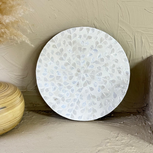 SVR Sedef Dönen Yuvarlak Sunumluk KOD:6183 Krem