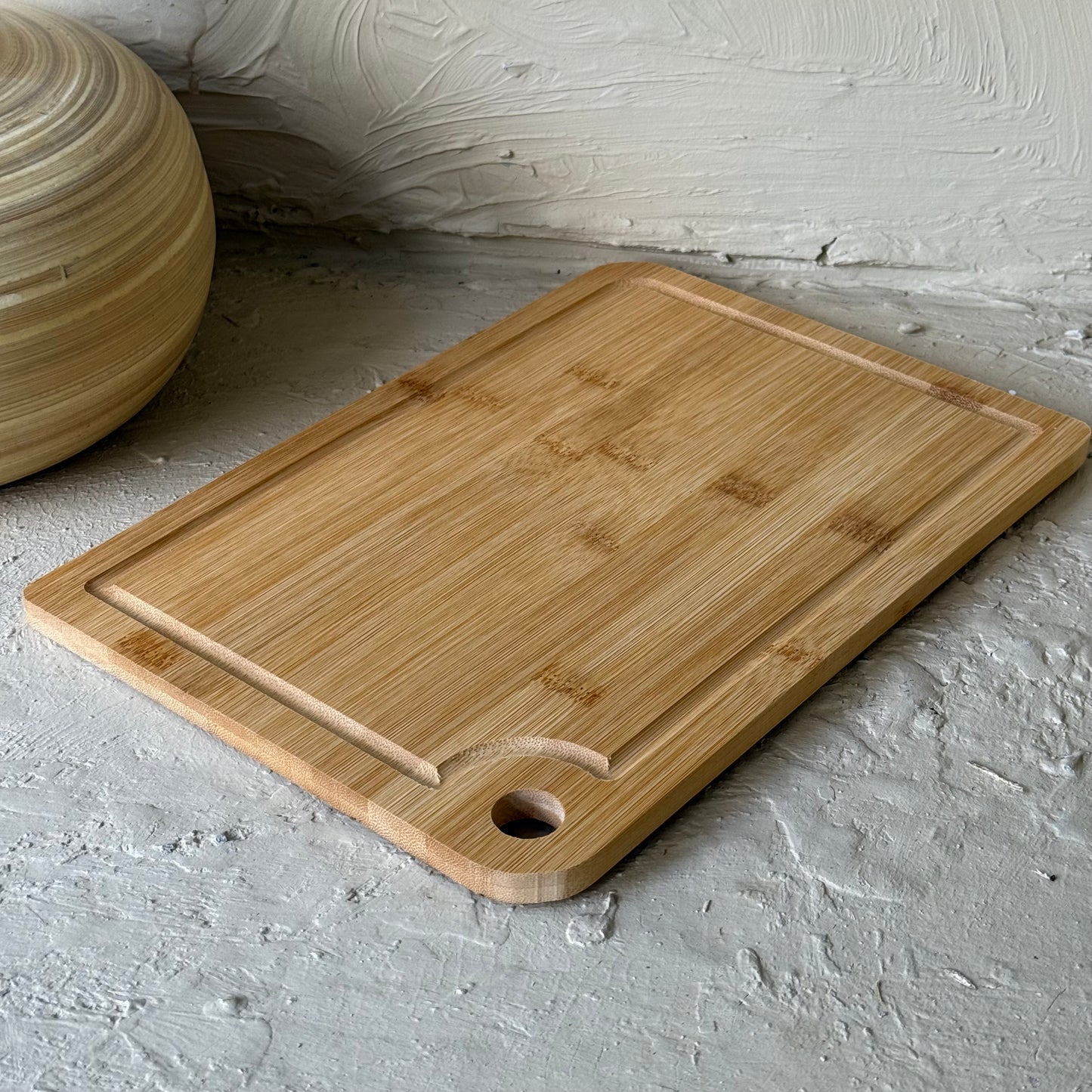 İntel Bambu Dikdörtgen Kesim Panosu 32x22 cm