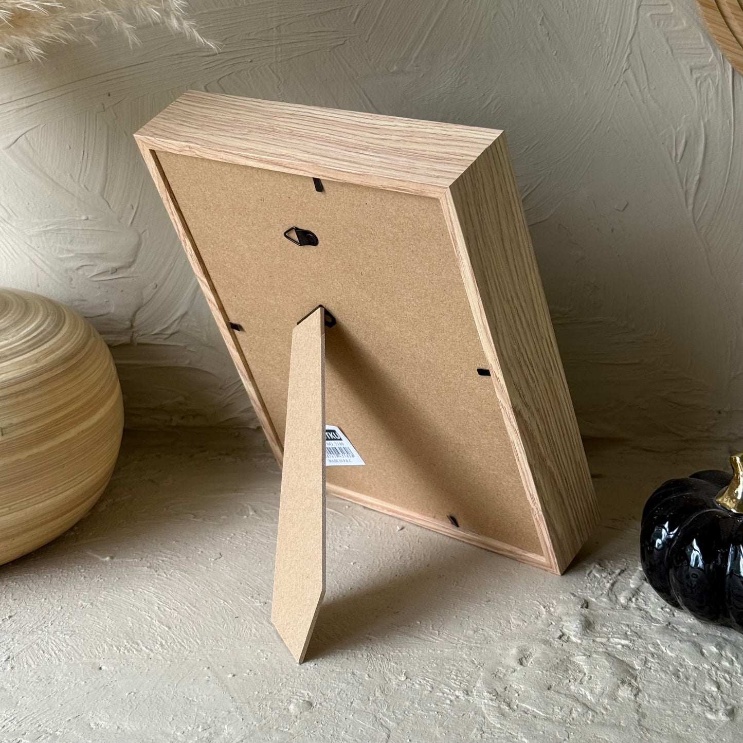 Tutku Çift Camlı Çerçeve 13x18 cm Kahve-Siyah KOD:3180