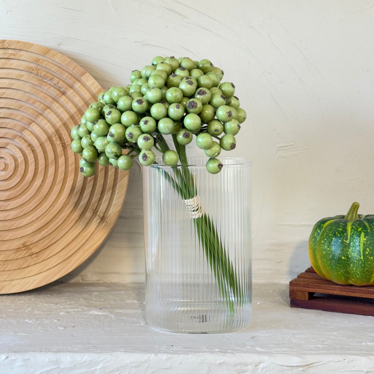 Kokina Yapay Yılbaşı Çiçeği Buket Yeşil 25 cm