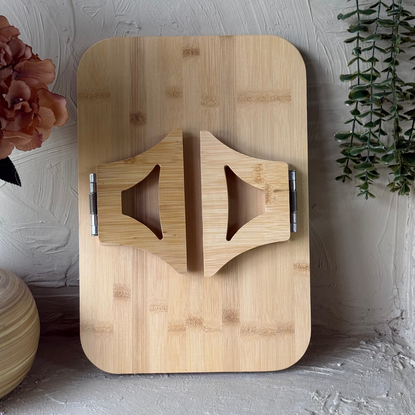 Diamond Bambu Dikdörtgen Koltuk Kenarı Tepsi 38x26 cm KOD:6590