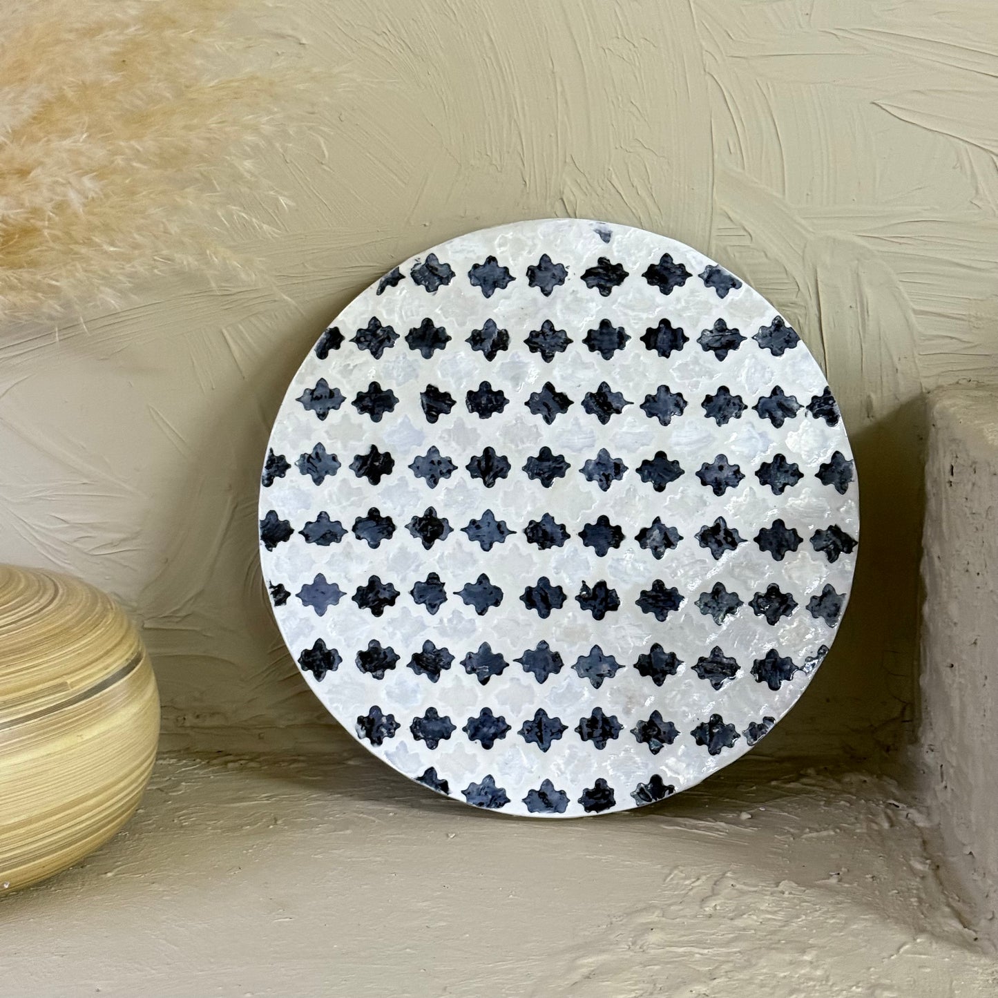 SVR Sedef Dönen Yuvarlak Sunumluk KOD:6183 Dama