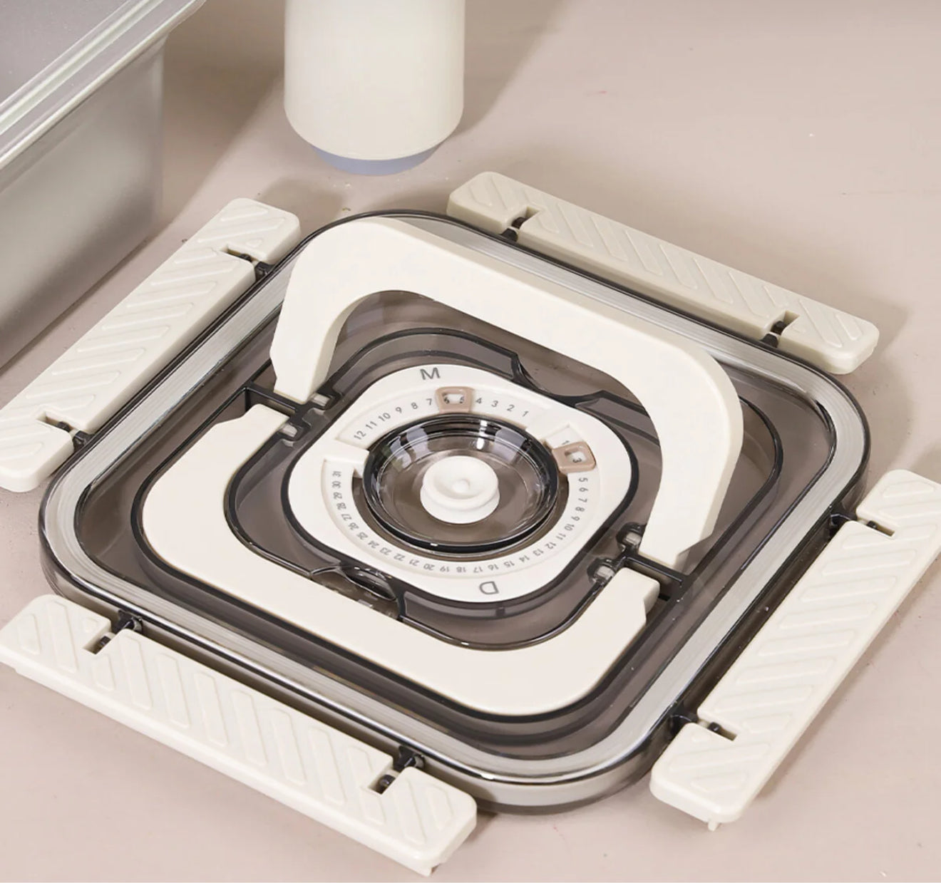 Arow Trust 304 Paslanmaz Çelik 4 Boy Vakumlu Saklama Seti (PREMİUM ÜRÜN)