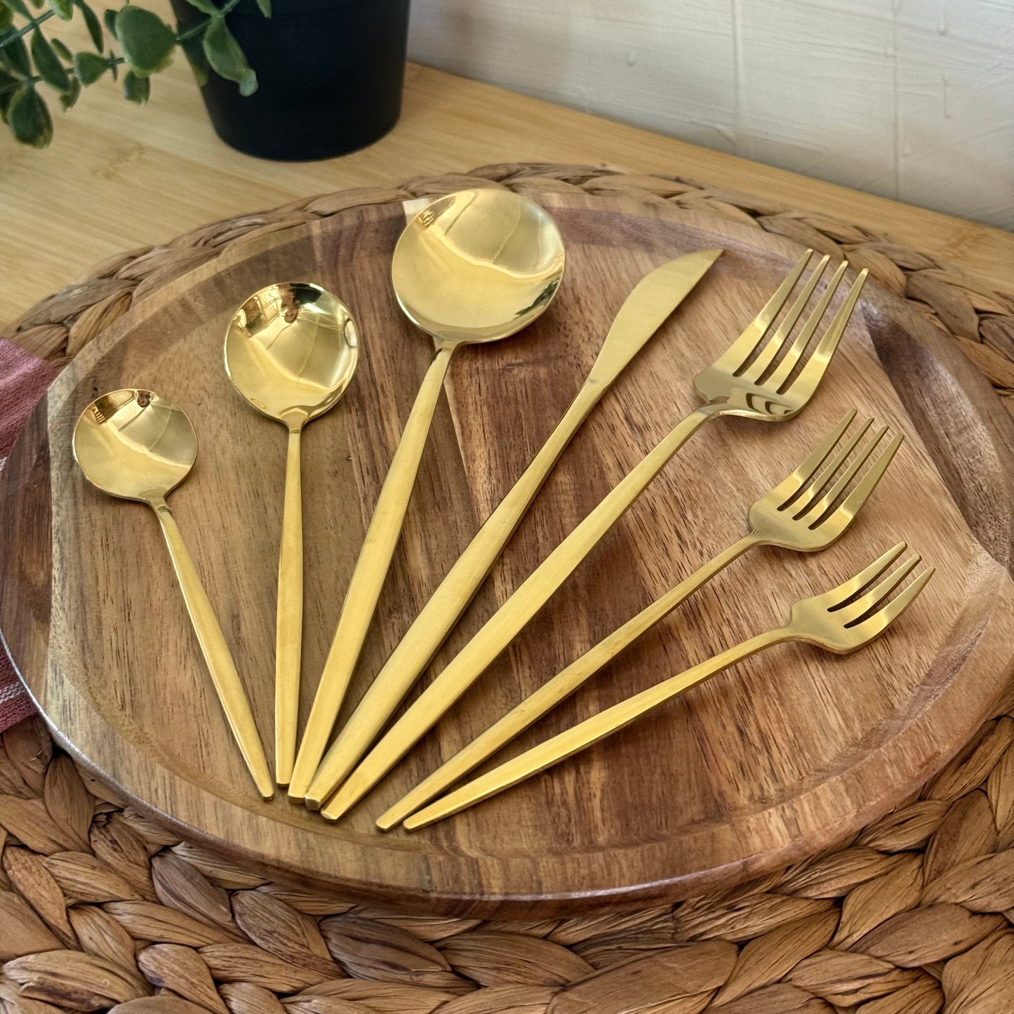 ZRA Ç.K.B Seti 6 Kişilik 42 Parça Gold