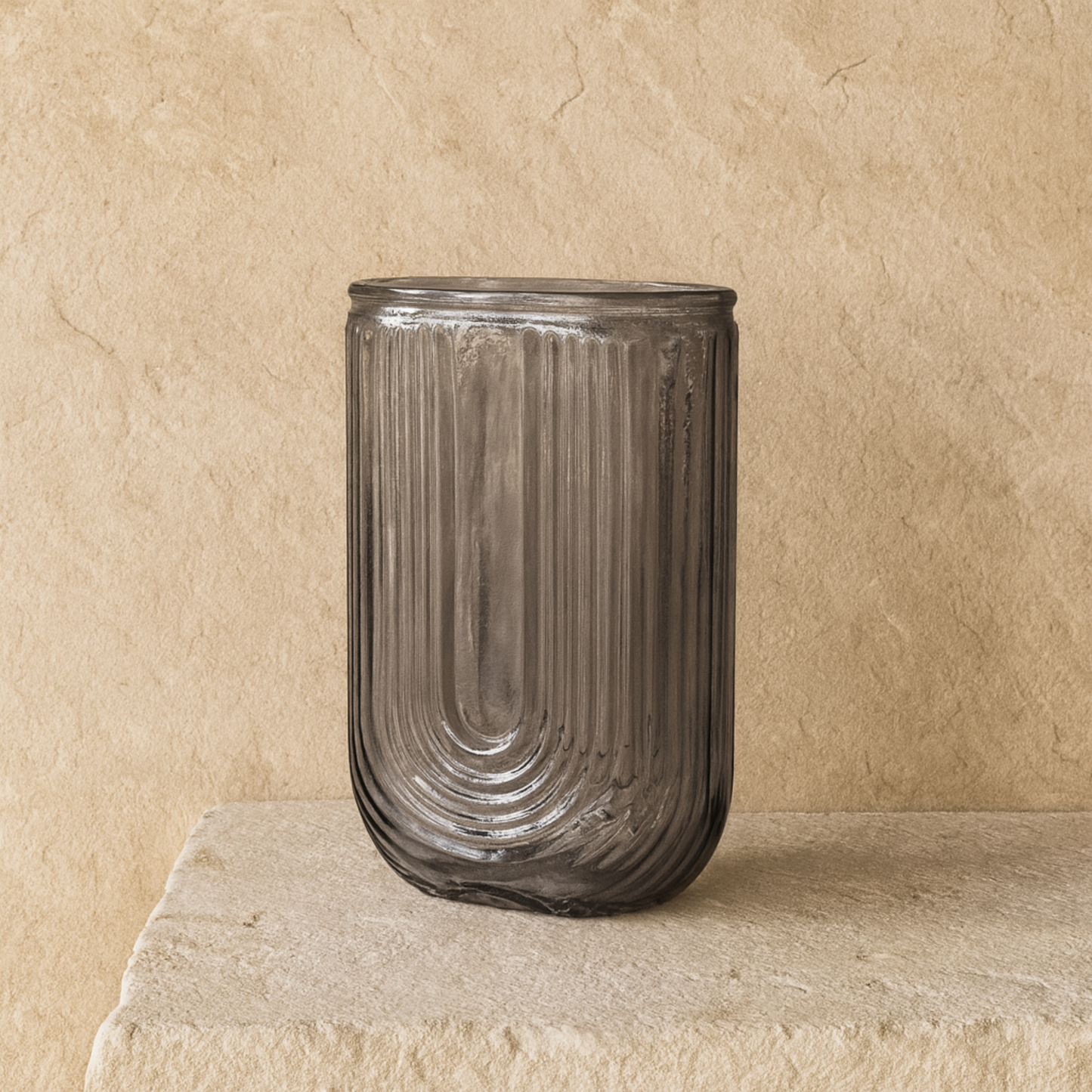 İKAE Gökkuşağı Cam Vazo 20 cm KOD:5092