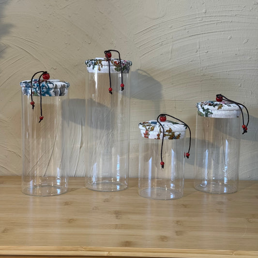 Savorry 4 Boy Erzak-Kavanoz Seti Beyaz