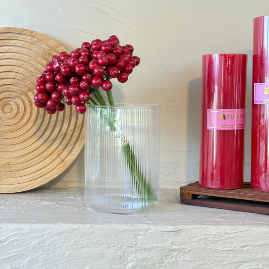 Kokina Yapay Yılbaşı Çiçeği Buket Kırmızı 25 cm