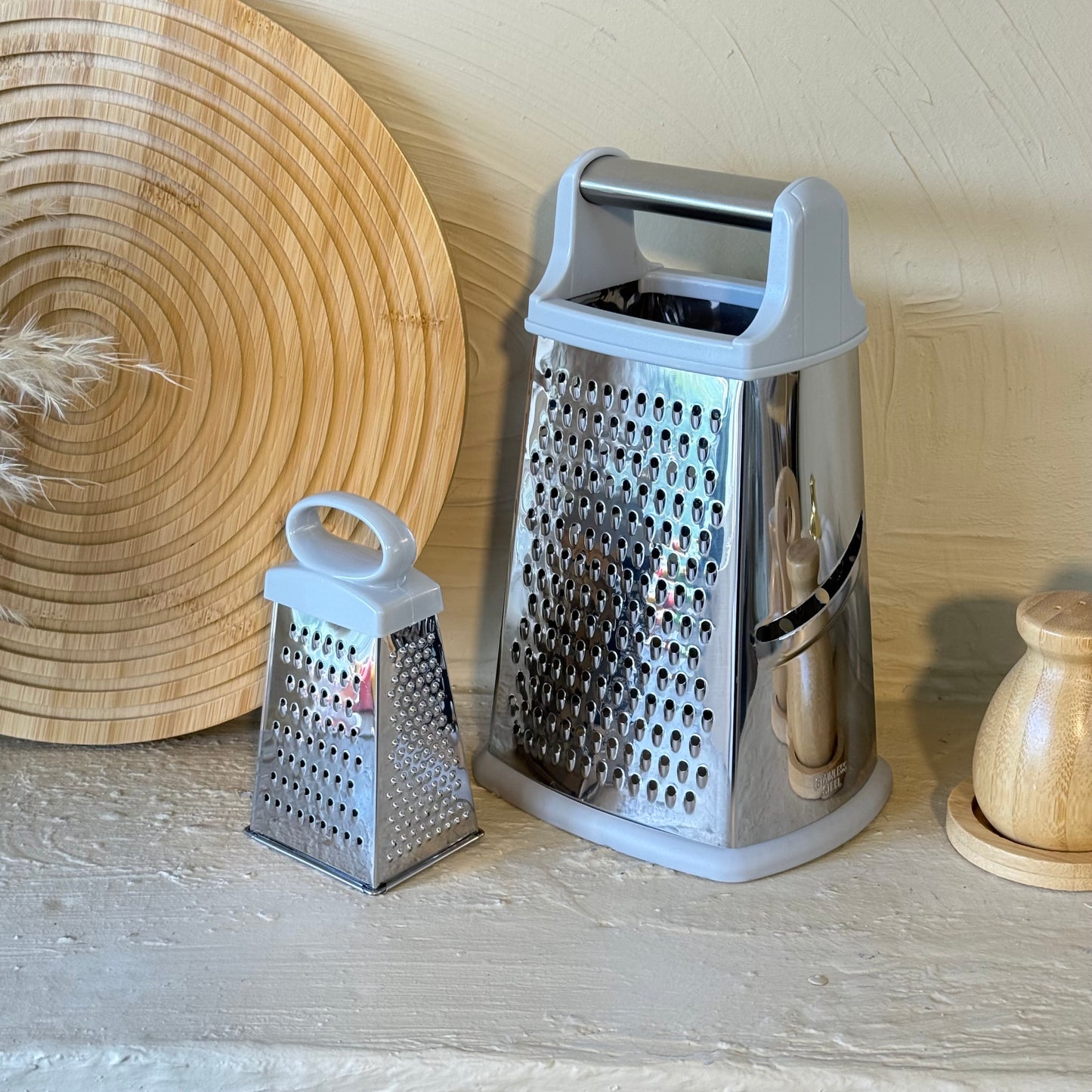 Lalezar İki Boy Rende Kaydırmaz Taban Gri KOD:8025