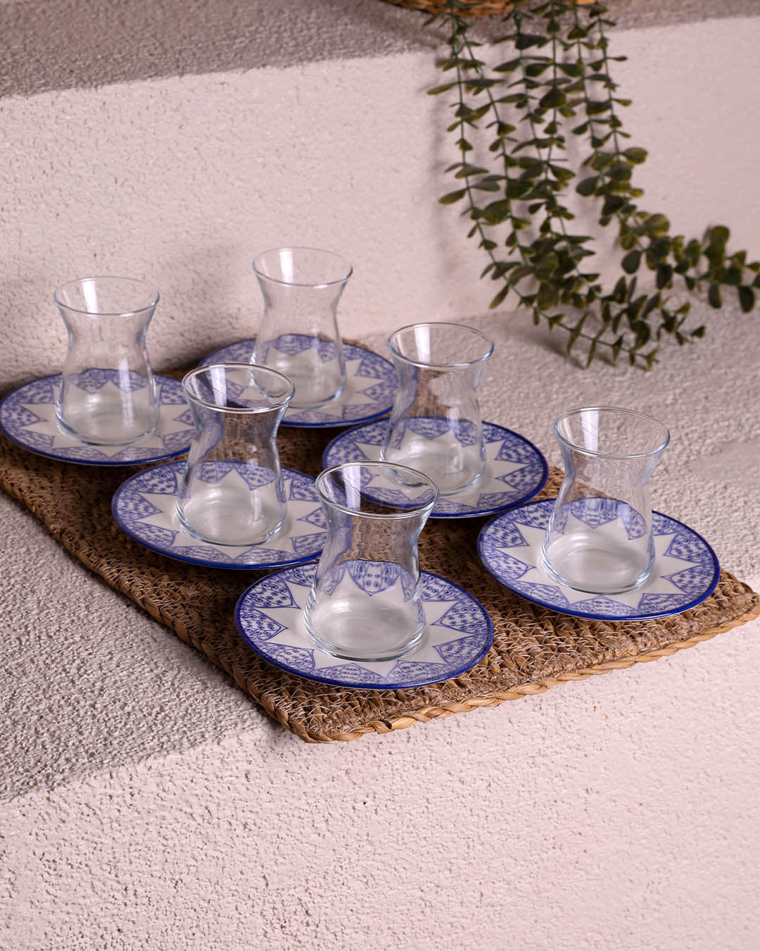 Pashally 6 lı Çay Bardağı Seti Kod:0977
