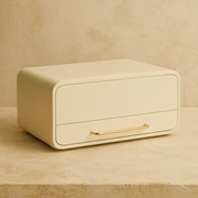 Carina Metal Ekmeklik Krem 43x28 cm KOD:4365