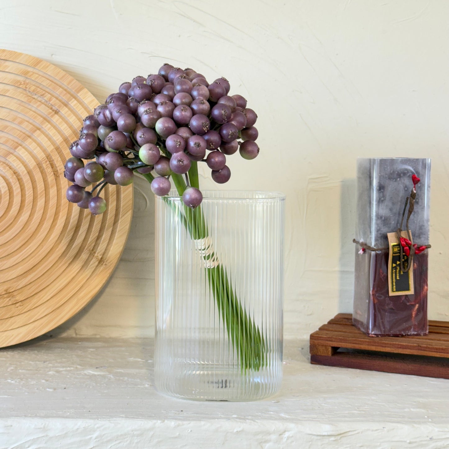 Kokina Yapay Yılbaşı Çiçeği Buket Mor 25 cm