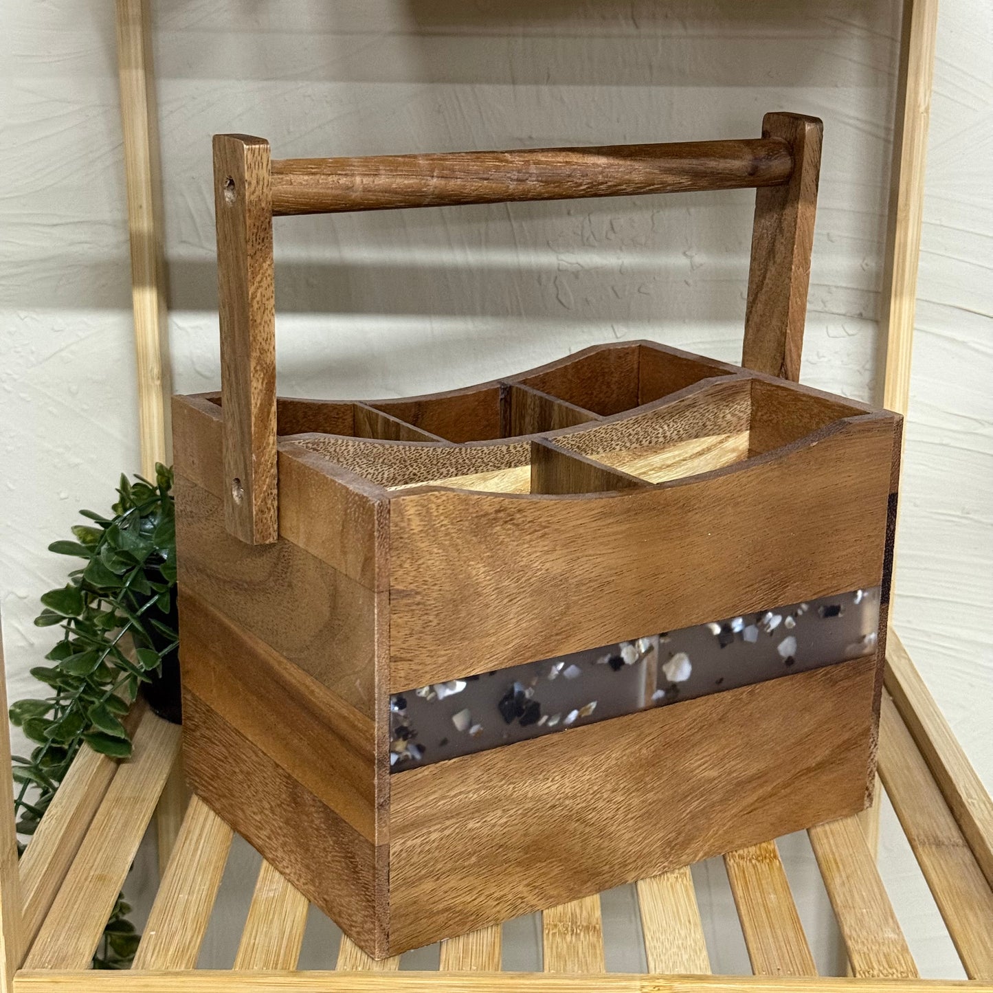 Akasya Ağacı Epoksi Detaylı Kaşıklık