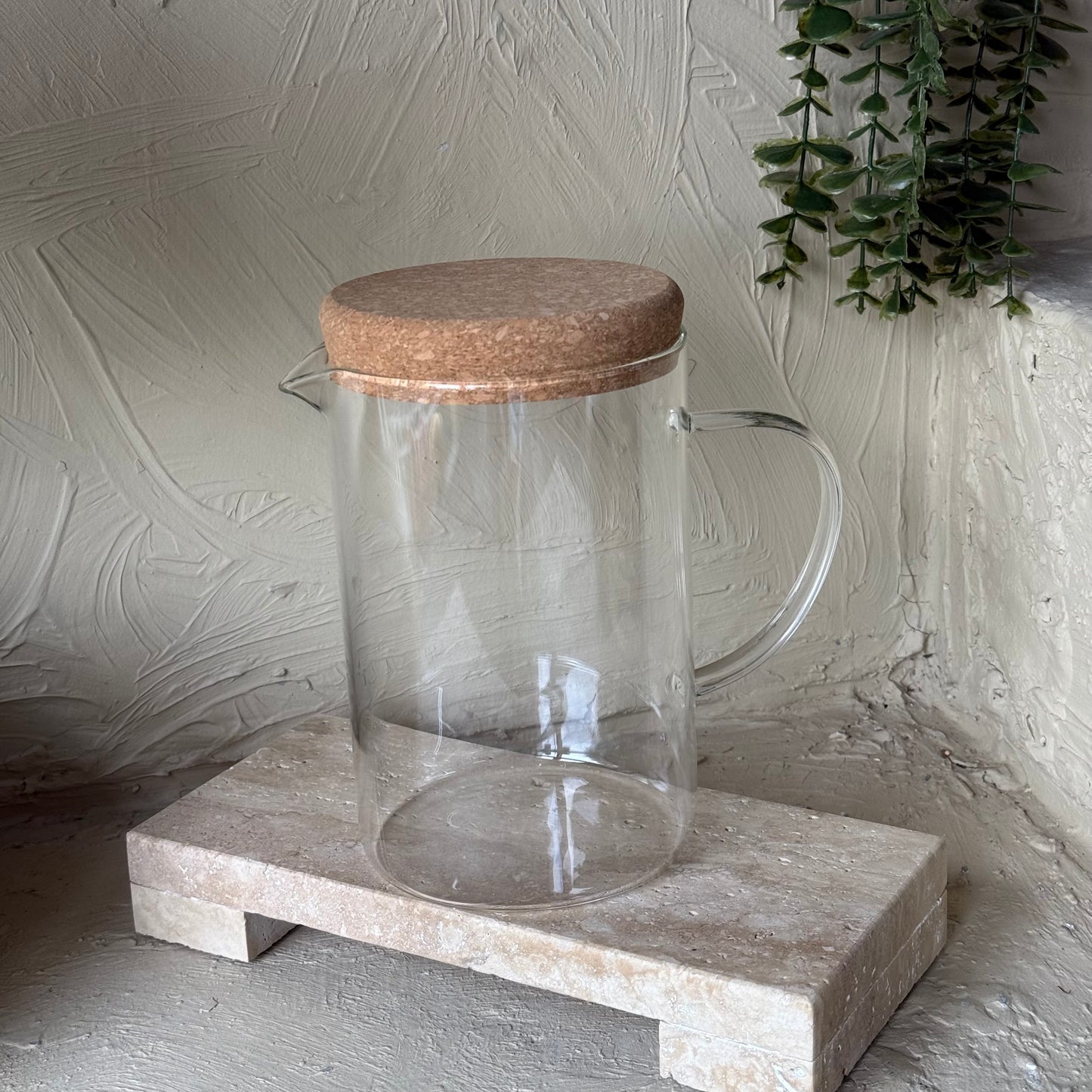 Roly Mantar Kapaklı Cam Sürahi 1 Litre KOD:8109