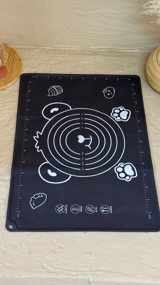 Evanev Silikon Hamur Açma Matı Büyük Boy Gri