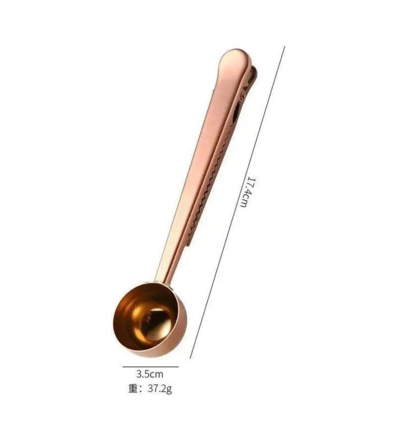 Arow Klipsli Ölçü Kaşığı Bronz Renk