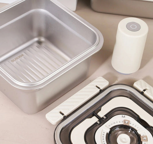 Arow Trust 304 Paslanmaz Çelik 4 Boy Vakumlu Saklama Seti (PREMİUM ÜRÜN)