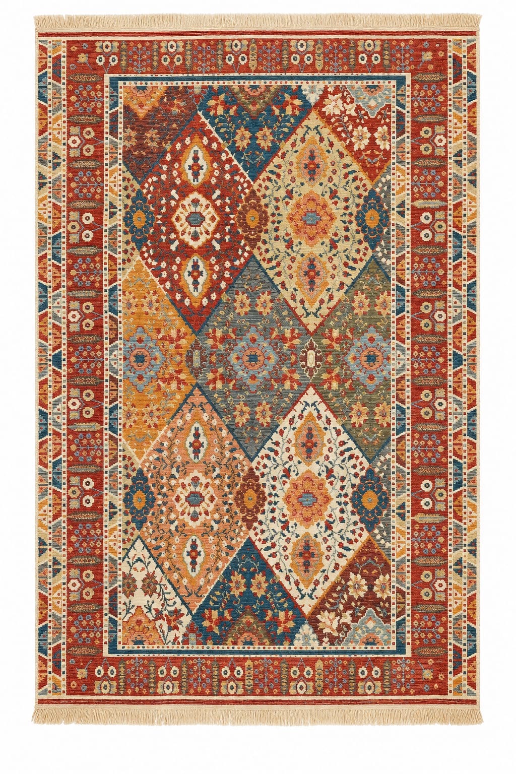 Anadolu Selvi Otantik Motifli Desenli Kilim (80x150cm) Etnik Dokunuş, Doğal Şıklık