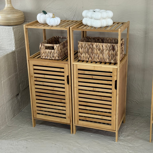 Miev 1+1  Bambu Dolap 2 Katlı 2 Adet KOD:453