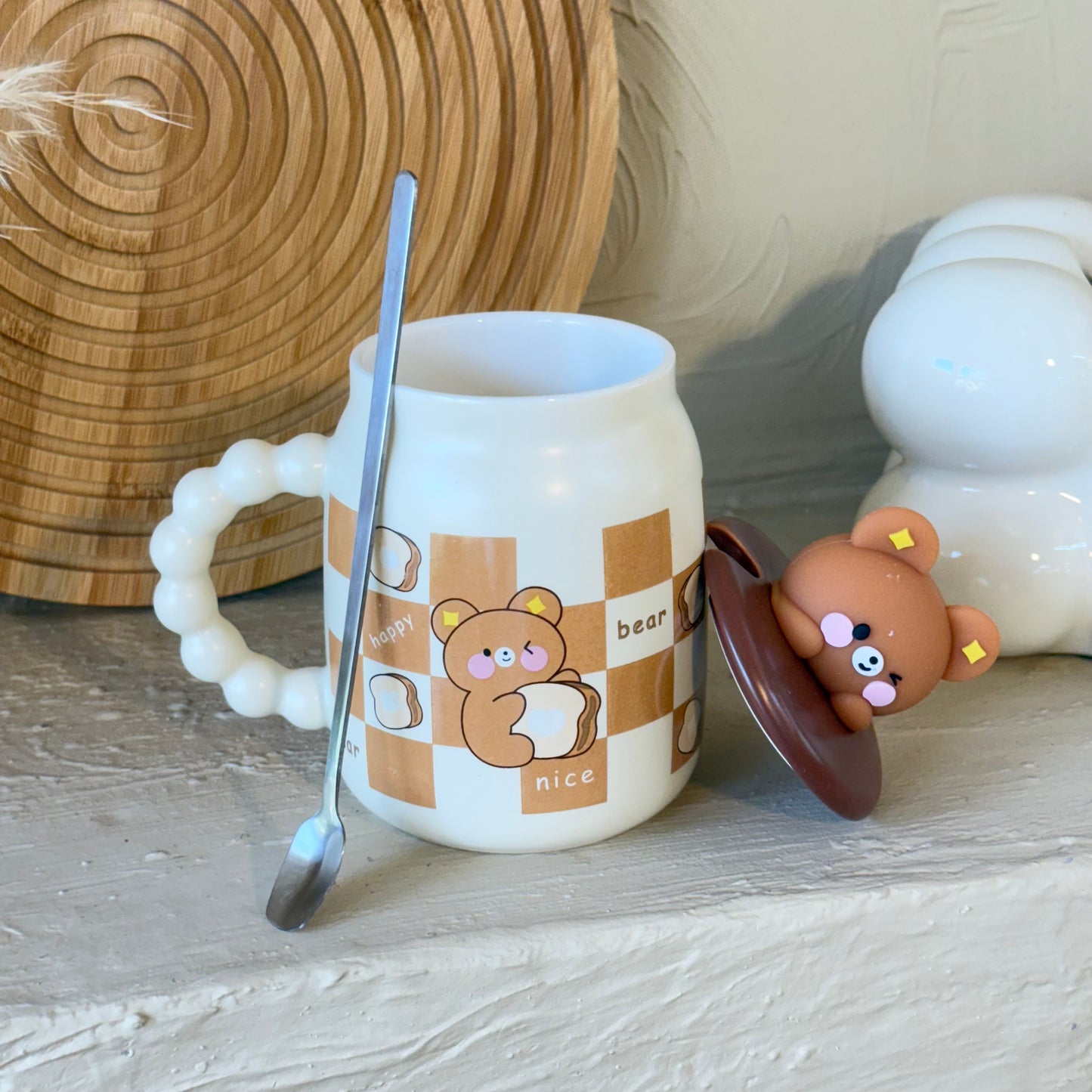 Tutku Bear Kalıklı Porselen Kupa