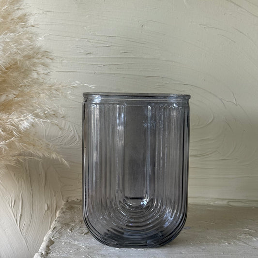 İKAE Gökkuşağı Cam Vazo 20 cm KOD:5092