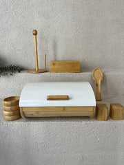 BAMBU 6 PARÇA MUTFAK SETİ BEYAZ Wsm-2777