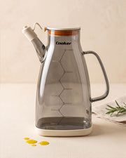 1 Litre Borosilikat Cam Yağlık & Sirkelik – Krem CKR4536