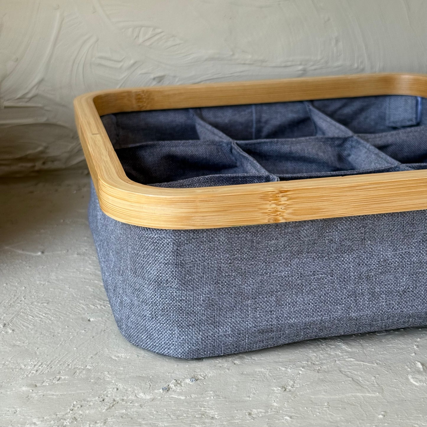 Arow Katlanır 9 Bölmeli Kare Organizer Gri