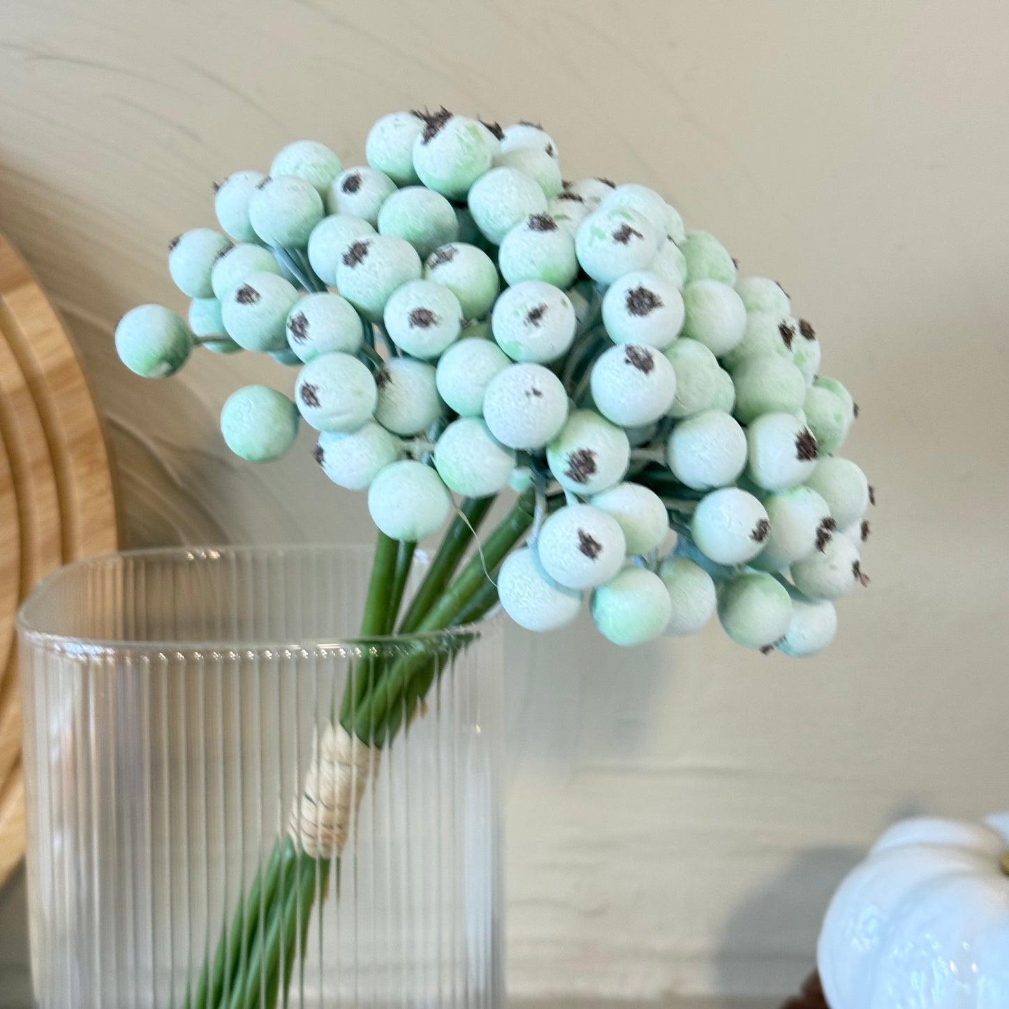 Kokina Yapay Yılbaşı Çiçeği Buket Turkuaz 25 cm