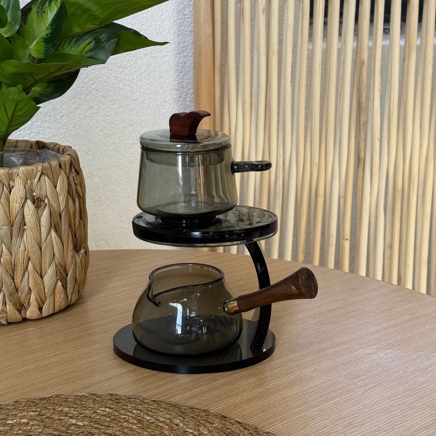 Mitally Lüks Borosilikat Cam Çay Demlik Seti 250 ml KOD:035