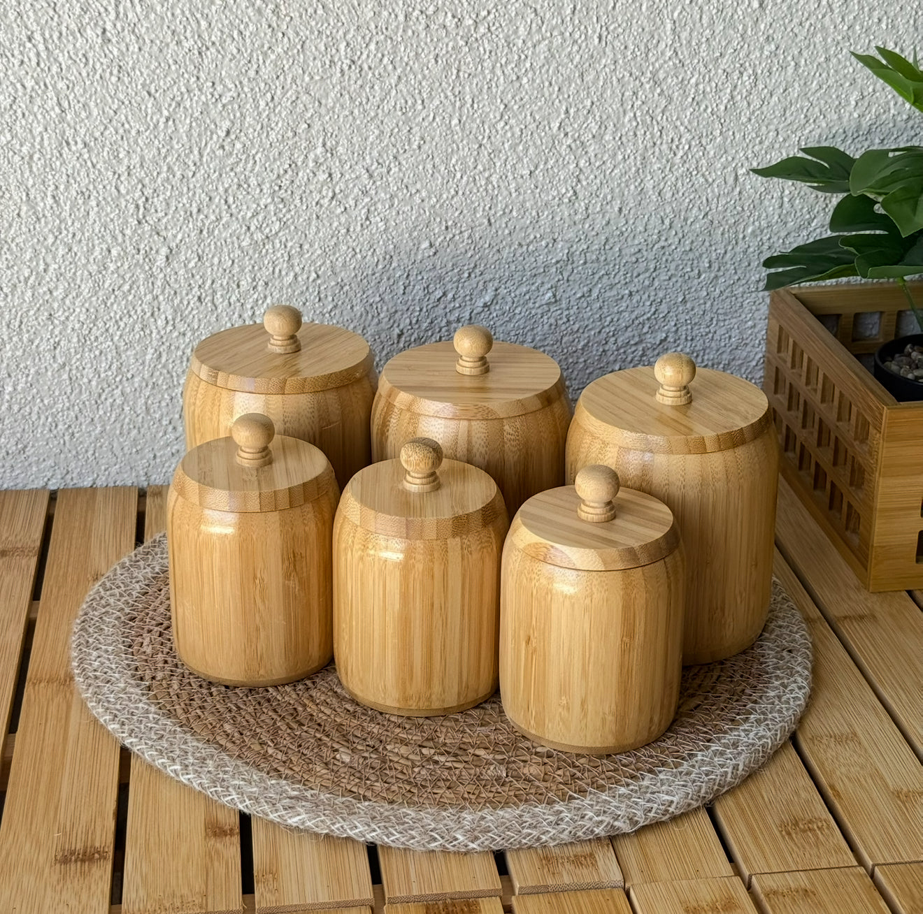 Barotti Bambu Baharatlık Seti 6 Adet