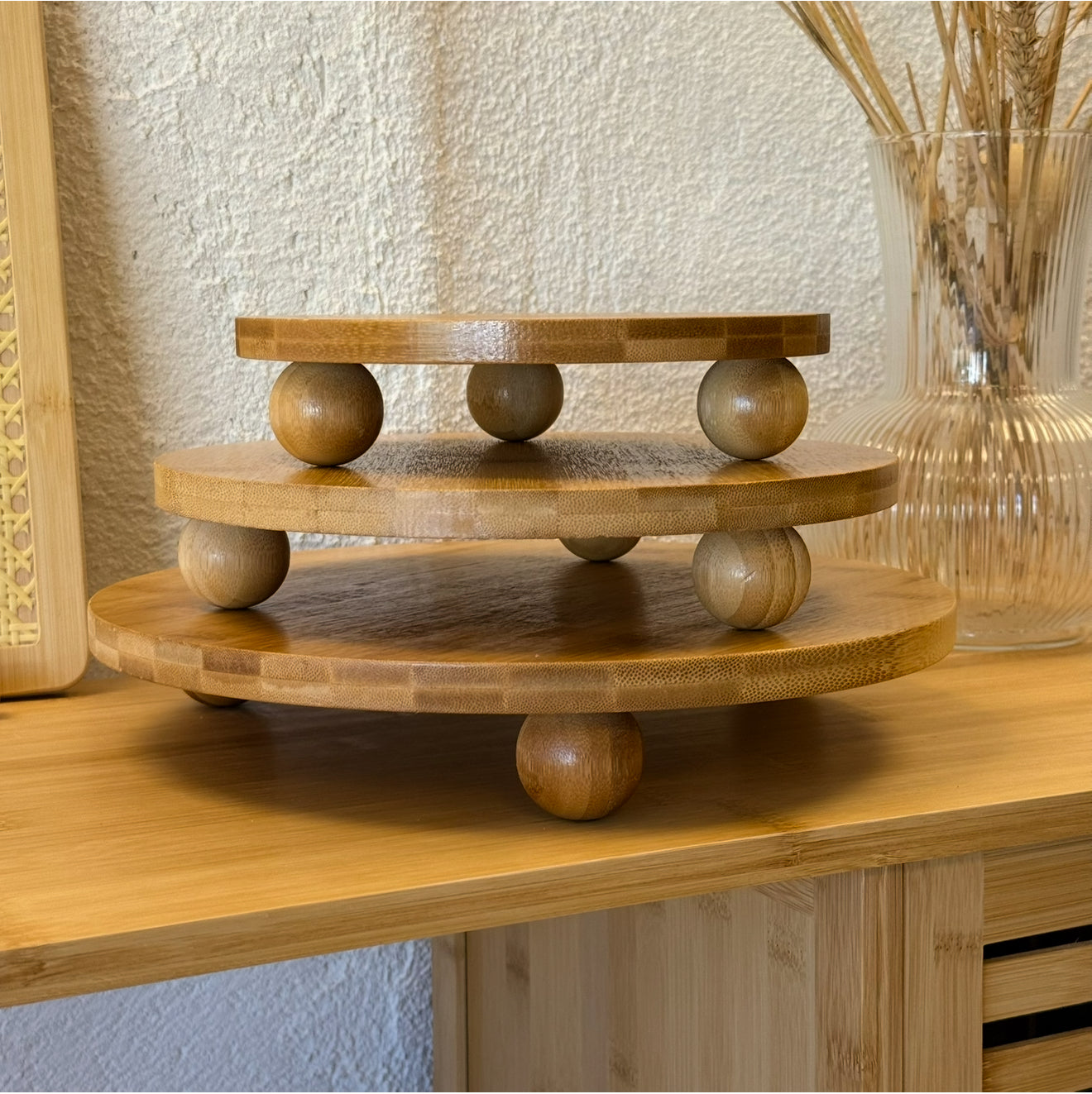 SVR 3 Boy Top Ayaklı Yuvarlak Sunumluk Seti