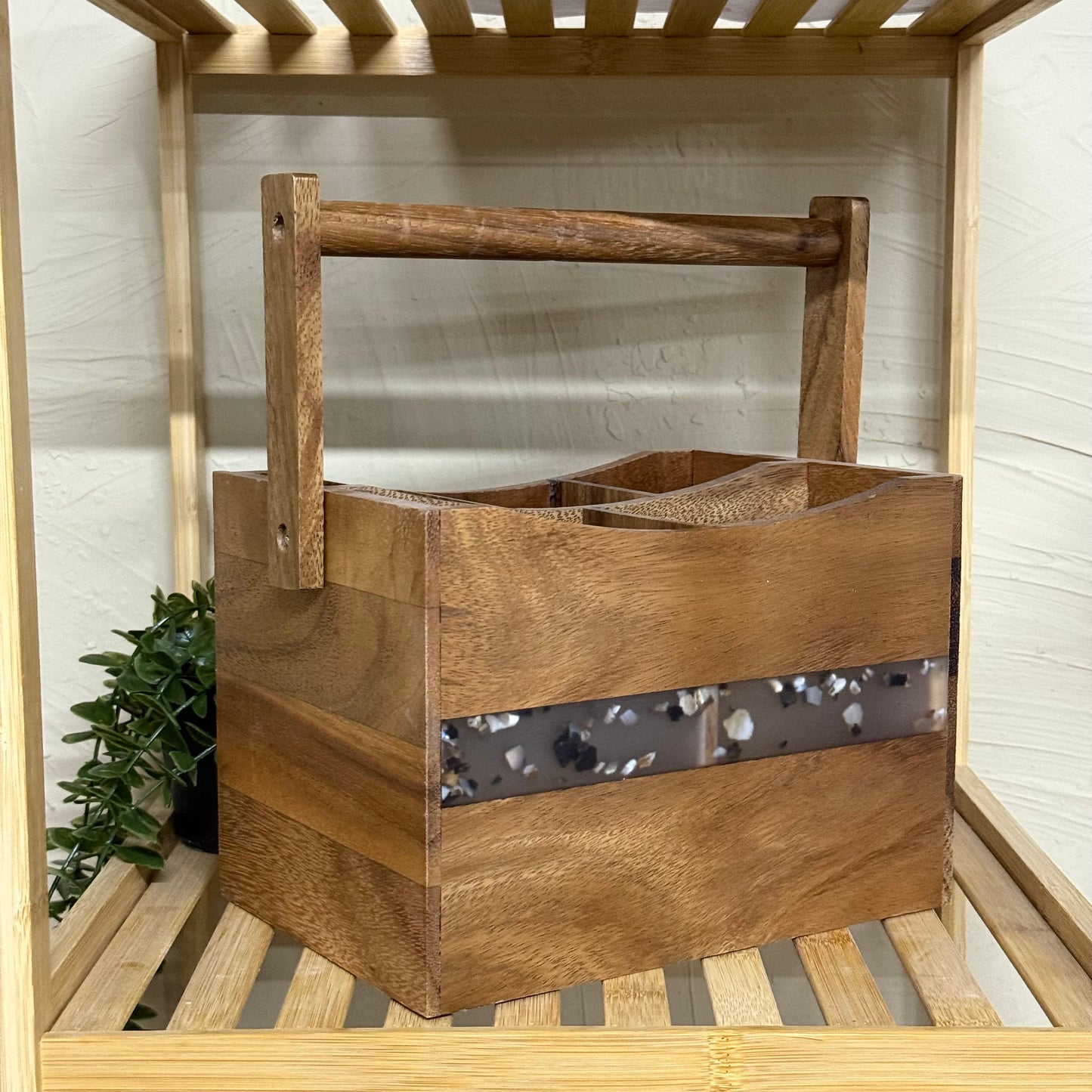 Akasya Ağacı Epoksi Detaylı Kaşıklık