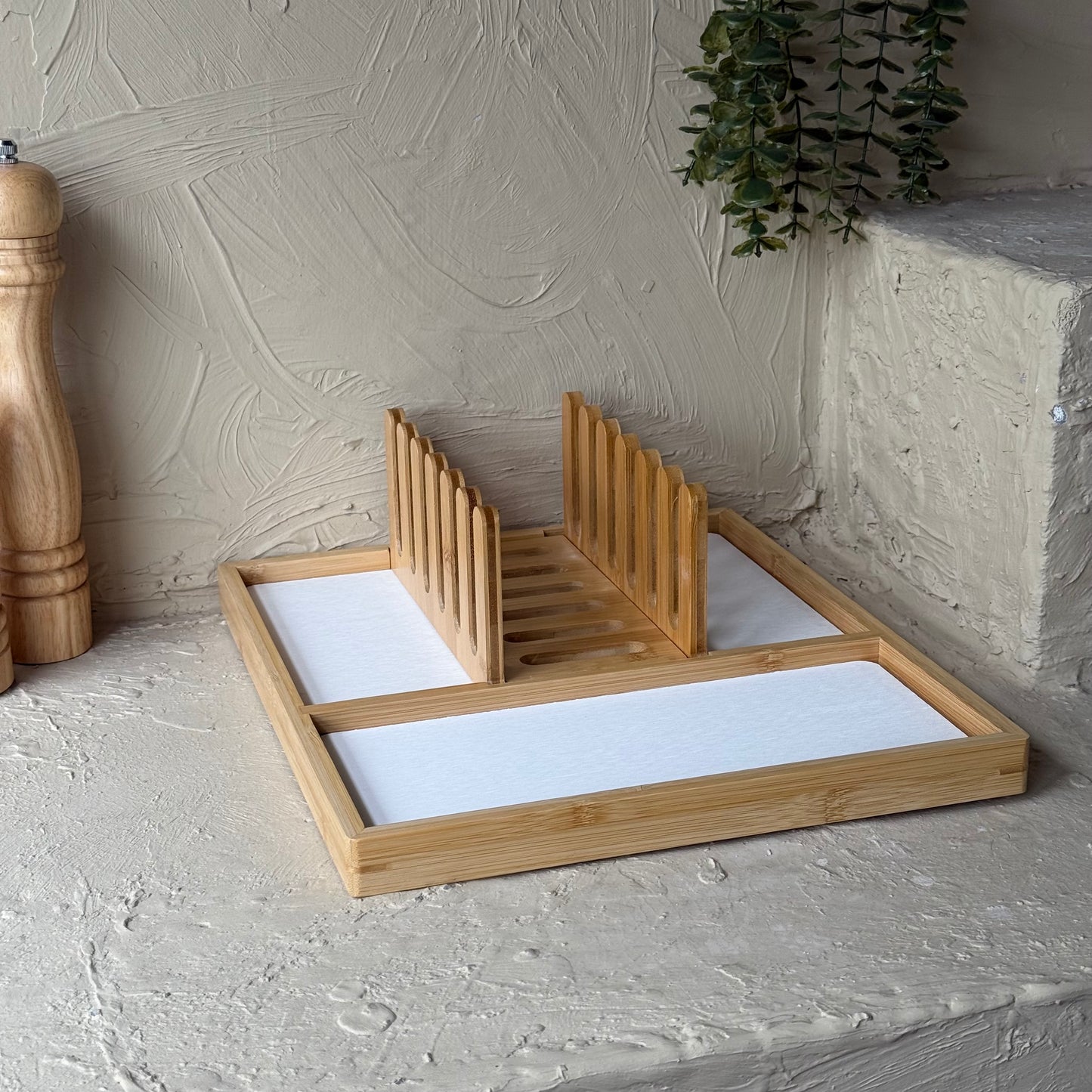 Moriny Katlanır Bambu Tabaklık KOD:6719