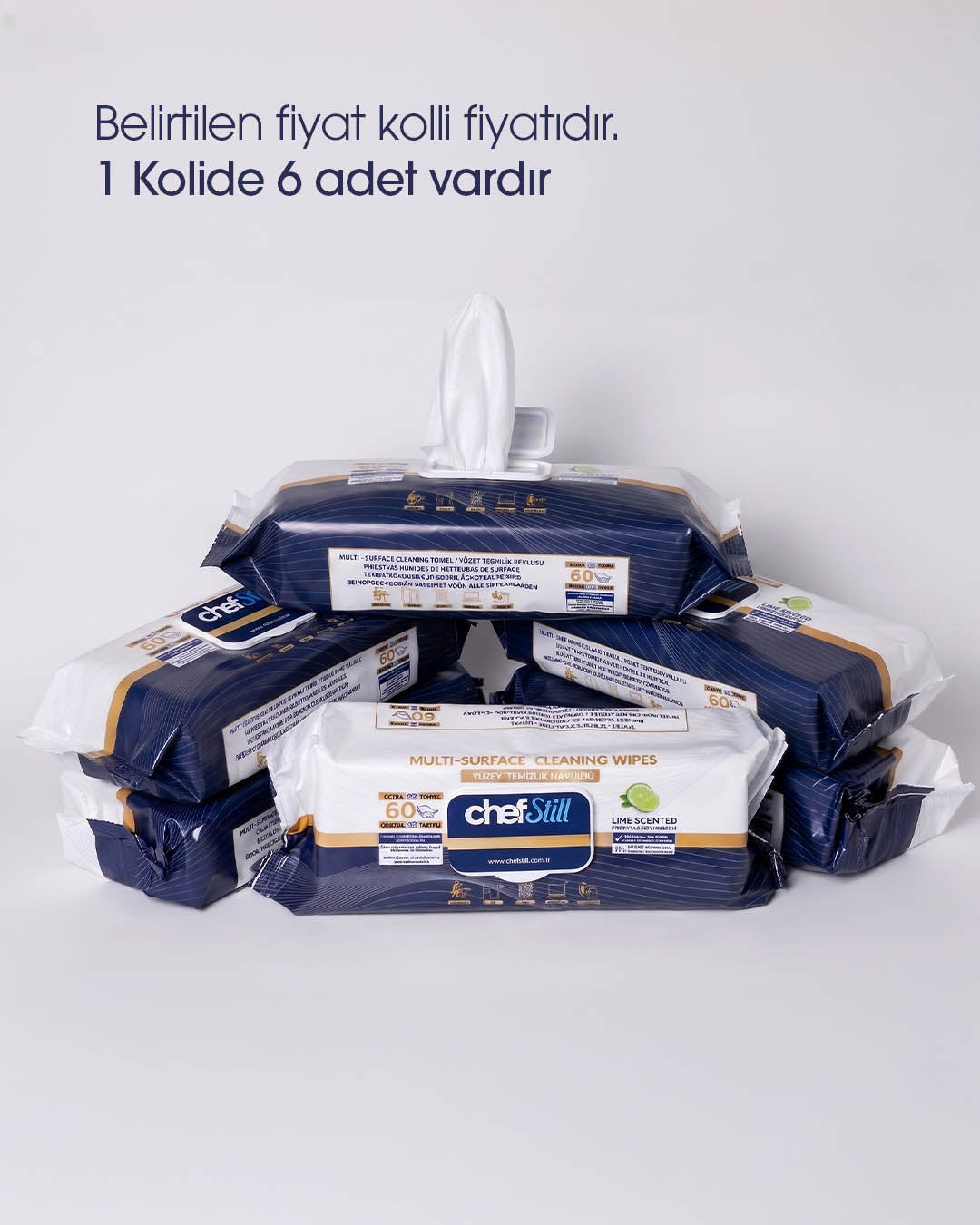 Chefstill 6 Paket Temizlik Havlusu Yüksek Kalite (60x6=360 Adet Havlu)