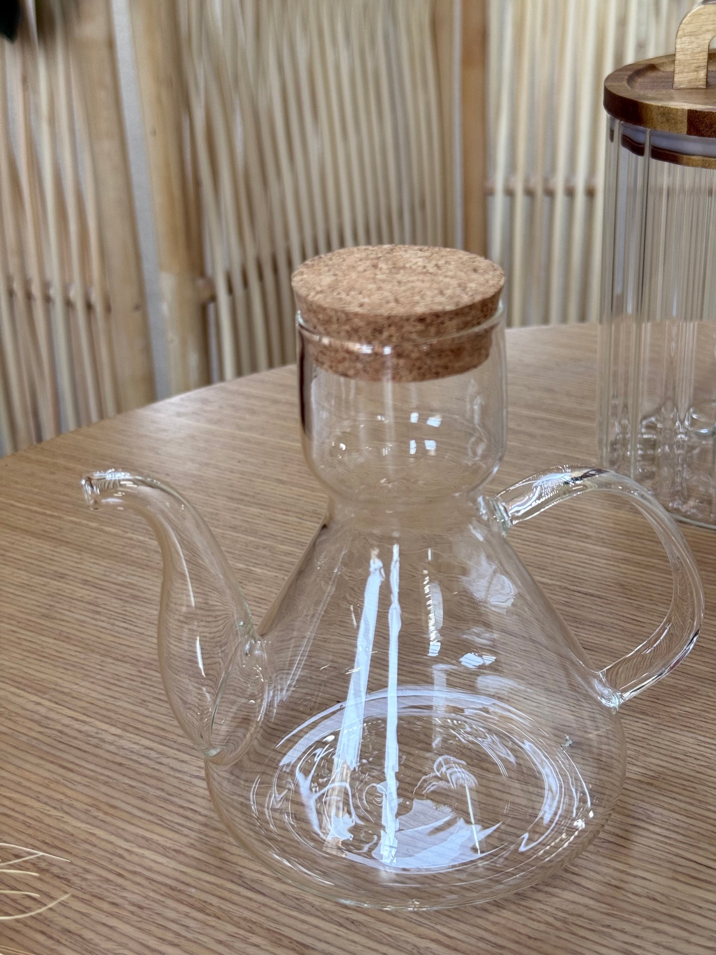 Liya Borosilikat Cam Yağdanlık 500 ml KOD:6517
