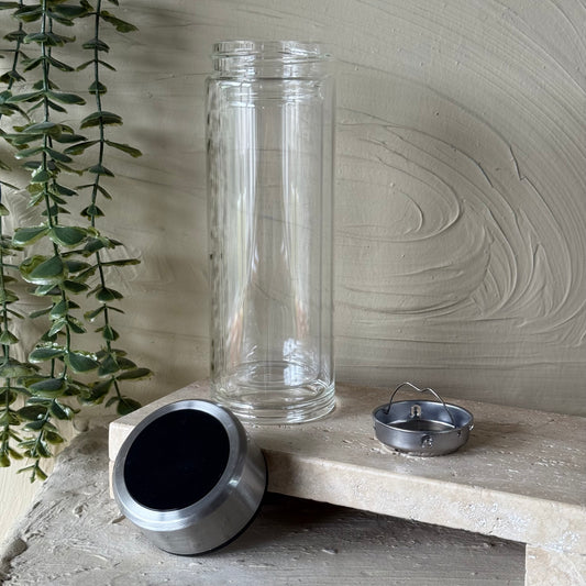 Tatly Çiftçidarlı Dereceli Cam Termos 300 ml