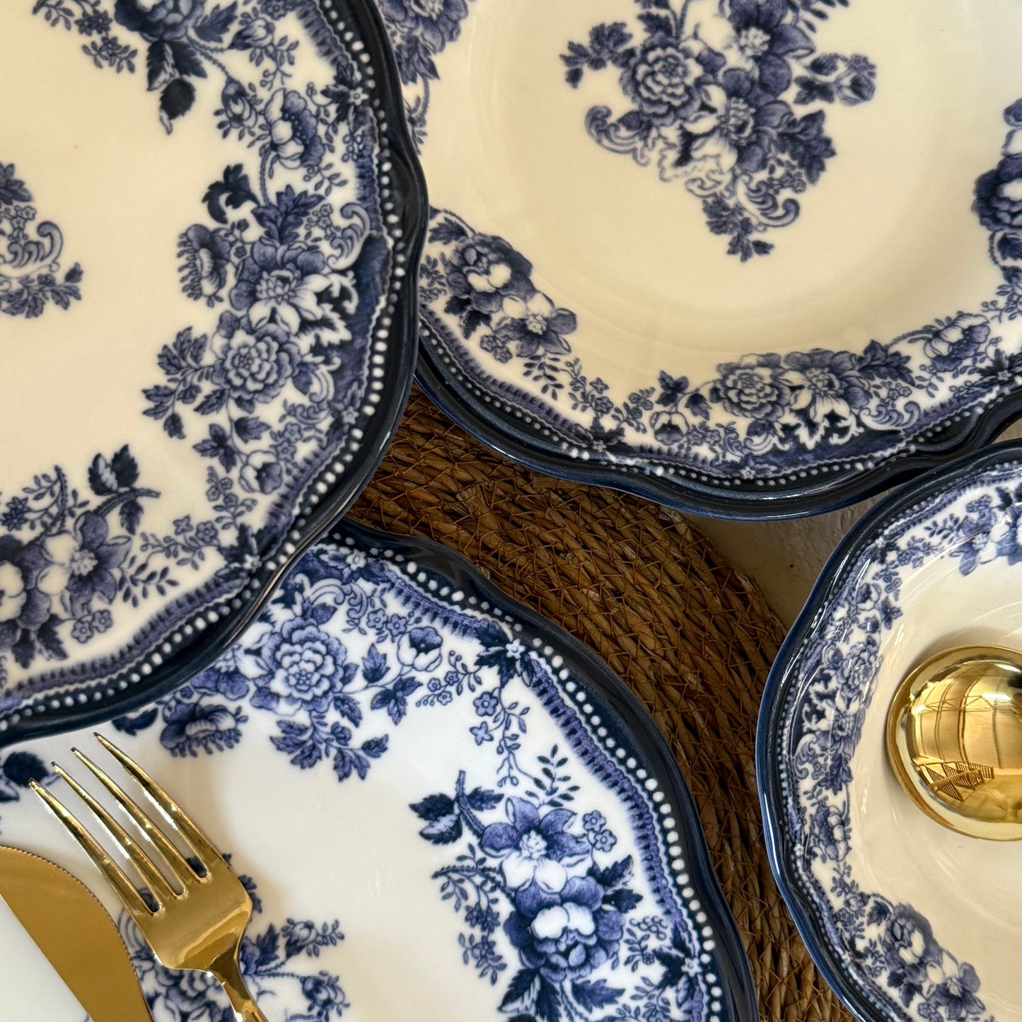 Porser 24 Parça Yemek Takımı 6 Kişilik KOD:VELOUR NAVY-30328