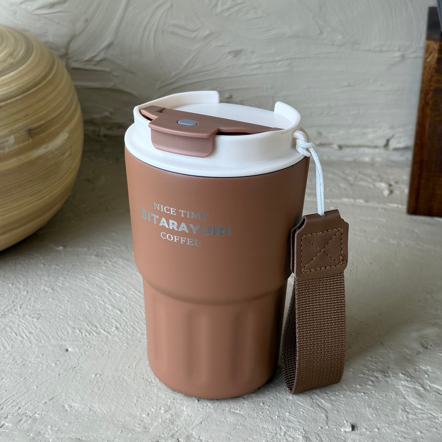 Sitarayuri Termos Bardağı Kahve Rengi 360 ml