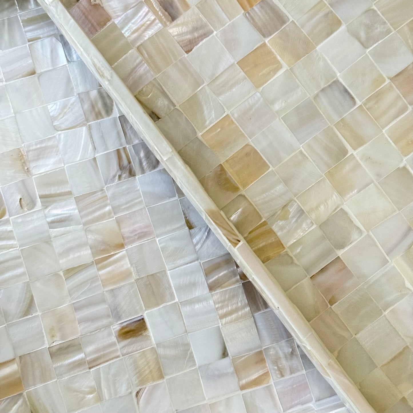 SVR Sedef 2 Boy Dikdörtgen Tepsi Seti KOD:61839 Krem