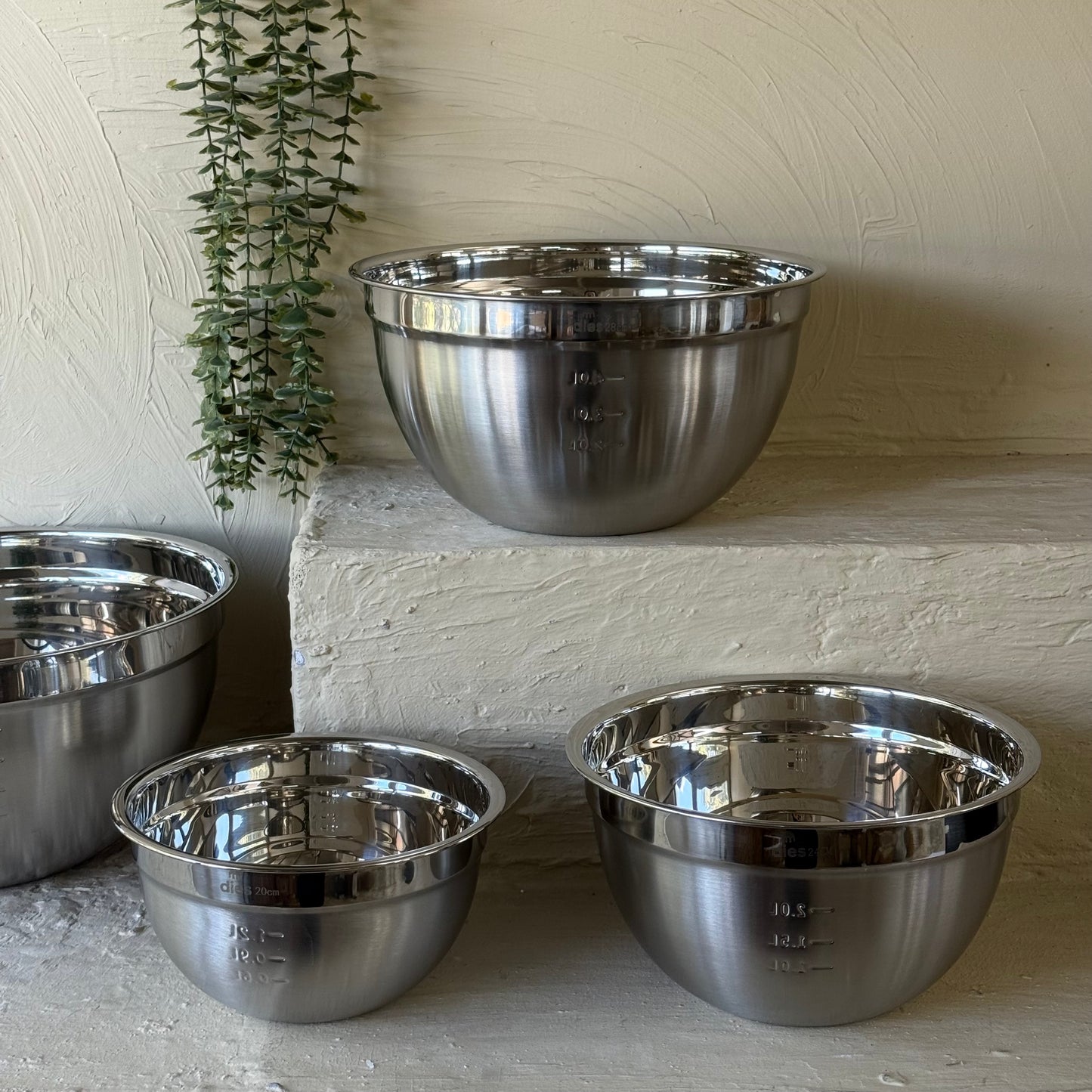 Dieslly Professional 4 Boy Çelik Karıştırma Seti KOD:1400-1406