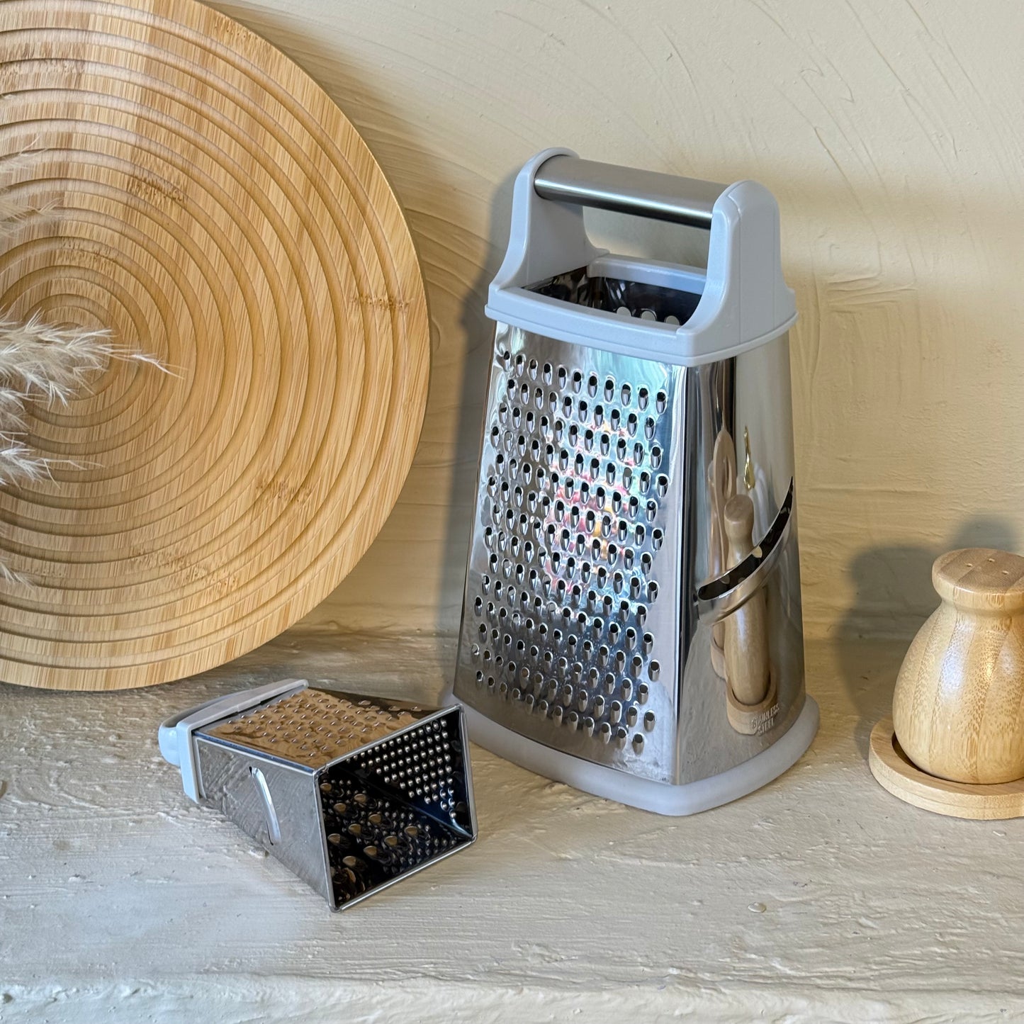 Lalezar İki Boy Rende Kaydırmaz Taban Gri KOD:8025