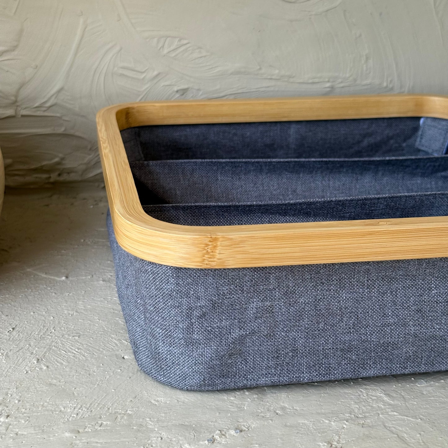 Arow Katlanır 3 Bölmeli Kare Organizer Gri