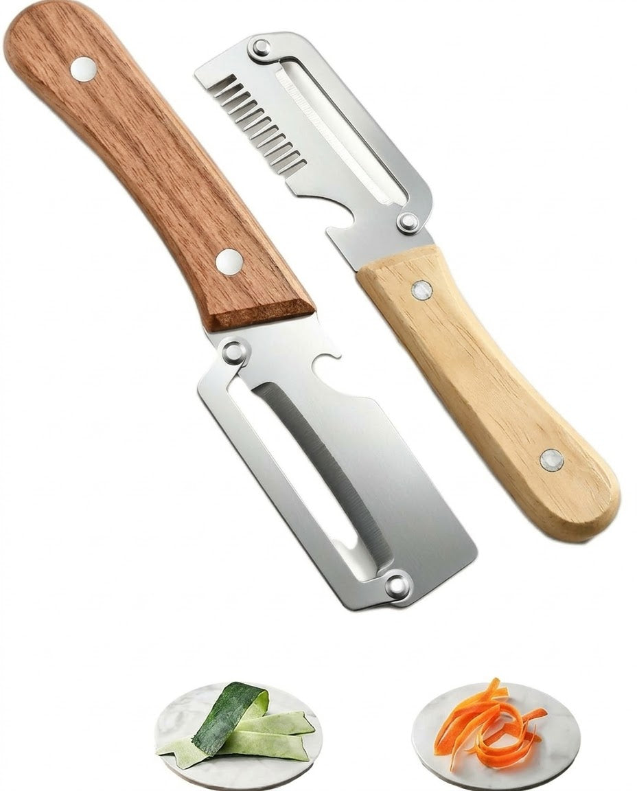 Ahşap Saplı Profosyonel Soyacak Erk-3005
