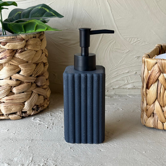 Line Porselen Sıvı Sabunluk Siyah KOD:1446A